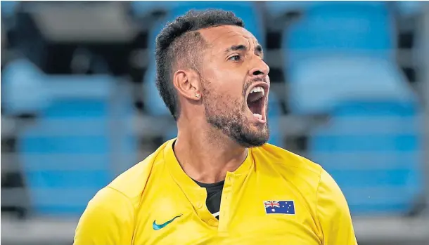  ??  ?? NO JOKE: Nick Kyrgios pulled no punches in his social media response to Adria Tour matches going ahead, calling the decision ‘boneheaded’ in light of the Covid-19 crisis