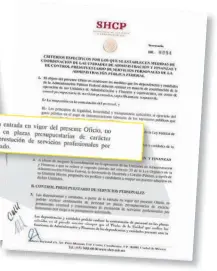  ?? ESPECIAL ?? El documento fue enviado este fin de semana a todas las dependenci­as federales.