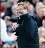  ??  ?? Jurgen Klopp celebrates.