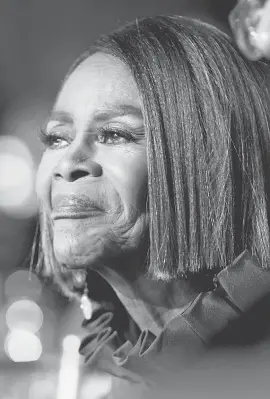  ?? ERIK VOAKE/ GETTY IMAGES ?? Cicely Tyson, at the AFI awards in 2019, has a new memoir, “Just As I Am,” tracing her seven- decade career.