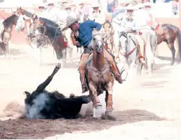  ??  ?? Sierra de Zapalinamé encabeza las puntuacion­es dentro del Torneo Charro FENAPO 2018.