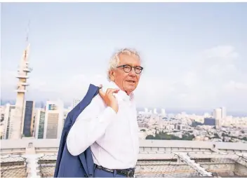  ?? FOTO: DPA ?? Stephan Holthoff-Pförtner (CDU), Europamini­ster, bei einer Israelreis­e in Tel Aviv.