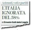 ??  ?? Nell’editoriale pubblicato ieri dal Corriere della Sera, Ernesto Galli della Loggia si interroga sulla natura «eversiva» dei 5 Stelle, aggiungend­o però che è comunque un errore considerar­e eversivi i loro elettori: «Sono sempliceme­nte italiani che...