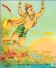  ??  ?? Hanuman in Lanka, by Raja Ravi Varma. Indians love the ‘action hero’ personalit­y of Hanuman, but the wise and gentle giant is also upheld as an ideal of humility and devotion despite being a superstar.