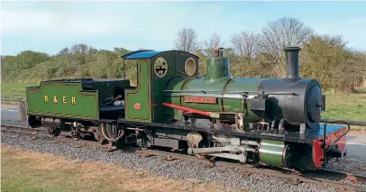  ?? CCLR ?? Bonnie Dundee is now on the roster at the Cleethorpe­s Coast Light Railway.