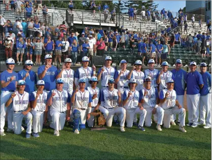  ?? JAMES TRAYNOR PHOTOS — FOR MEDIANEWS GROUP ?? Beal City, which returns a strong lineup this season, won the fifth state title in program history last season, besting Plymouth Christian.