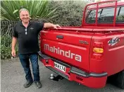  ??  ?? Mahindra pricing is in the sweet spot for Japanese used-import vehicles, believes Russell Burling.