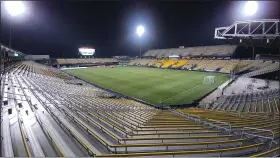  ?? CHRIS LILLSTRUNG — THE NEWS-HERALD ?? MAPFRE Stadium in Columbus is shown during the 2018high school soccer state tournament.