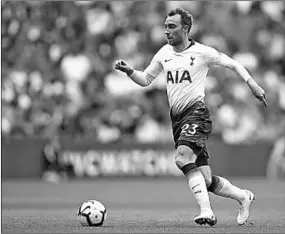  ??  ?? Christian Eriksen heeft zijn zinnen gezet op een winterse transfer naar Real Madrid.
(Foto: Goal)