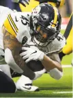  ?? Brett Coomer / Houston Chronicle ?? Fullback Roosevelt Nix-Jones is staying with the Steelers.