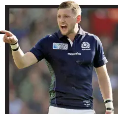  ??  ?? Tough: Russell knows Scotland face a massive test