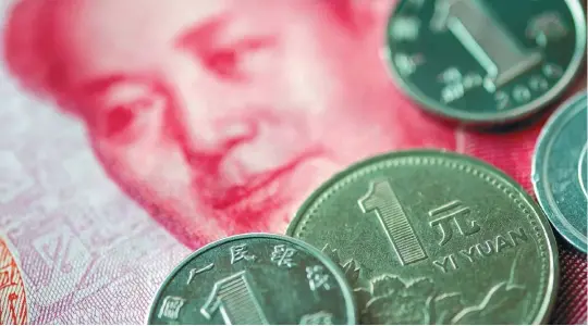  ?? / Getty Images ?? El peso colombiano se ha devaluado cerca de 20 % en los últimos dos años: ahora un yuan equivale a $558 (hace dos años valía $465).