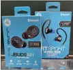  ?? COURTNEY DIENER-STOKES ?? JLab wireless earbuds can help make a winter jog or walk better.