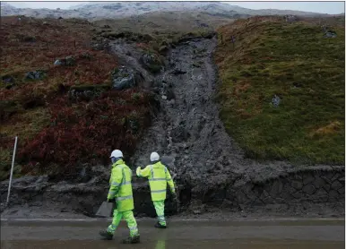  ?? Picture: Colin Mearns ?? „ The A83 road in Argyll at the Rest And Be Thankful has regularly been hit by landslides.