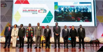  ?? DR ?? Delegações dos Estados Unidos e de alguns países africanos debateram iniciativa­s