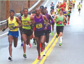  ?? Photo: Voice of America ?? Postponed… The Boston Marathon will not be held in April next year due to coronaviru­s concerns.