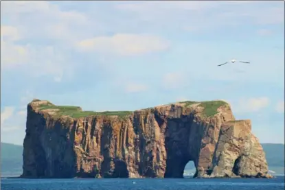  ??  ?? A visit to Gaspésie is incomplete without viewing Percé Rock, one of Canada’s natural treasures.