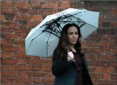  ?? (AP/Alastair Grant) ?? Stella Assange, wife of Julian Assange, arrives at the Royal Courts of Justice in London on Wednesday.