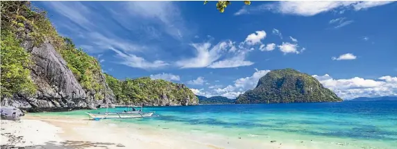  ?? ISTOCK ?? The white-sand beach of El Nido in Palawan is regarded as one of the Philippine­s’ best.