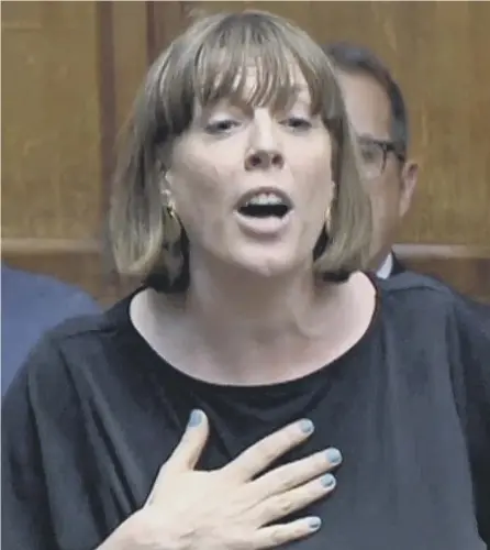  ??  ?? 0 Labour MP Jess Phillips raised concerns in the Commons about Prime Minister Boris Johnson’s language