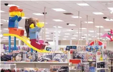  ?? JULIO CORTEZ/ASSOCIATED PRESS ?? Target has devoted extra space at 500 of its stores for bigger toys as well as adding nearly 200 more products. About half of those locations are about five miles from former Toys R Us stores.