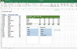  ??  ?? The smart Pivot Table Slicer lets you quickly isolate data in a pivot table for easy analysis.