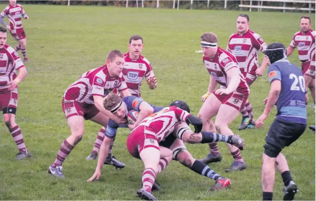  ?? Tim Taylor ?? ●●Action from Rochdale’s clash at Aspull at the weekend