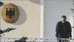  ?? Picture: Reuters ?? mr dold on the balcony of his athens residence