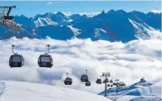  ?? FOTO: KARL-JOSEF HILDENBRAN­D ?? Von Doppelmayr wurden im Allgäu zuletzt die neuen Bergbahnen am Ifen in Betrieb genommen.