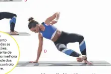  ??  ?? Este movimento desafia todas asarticula­ções. A componente de balanço da mão melhora a estabilida­de dos ombros e o controlodo core.