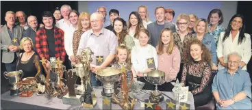  ?? (Pic: John Ahern) ?? The cast and crew of ‘Rabbit Hole’, who had a homecoming party in St. Michael’s Hall last Sunday night, to celebrate their All-Ireland success.