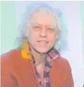  ??  ?? Sleep-out: Sir Bob Geldof