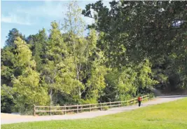  ??  ?? Oakland’s Lake Temescal features two entrances that lead to two distinct landscapes.