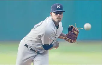  ?? AP ?? ↑ Luis Severino igualó su marca personal de triiunfos que es de 14.