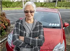  ?? RICKY WILSON/STUFF ?? Marika Sutinovska is a 69-year-old Uber driver in Auckland. She has more than 16,000 rides with a five-star rating.