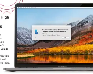  ??  ?? When a new macOS becomes available, check the websites of your essential apps; macOS upgrades are free, but sometimes there are hidden costs that could catch you out.