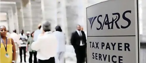  ?? | File photo ?? THE SOUTH African Revenue Service yesterday welcomed the upwardly revised revenue collection estimate announced by Finance Minister Tito Mboweni.