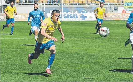  ??  ?? Salvi Sánchez ha cuajado una gran temporada con el Cádiz este último curso, siendo un puñal en la banda derecha del Ramón de Carranza