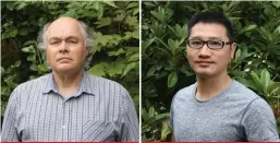  ?? ?? Scion’s Dr Lloyd Donaldson.
Scion’s Dr Qiliang Fu.