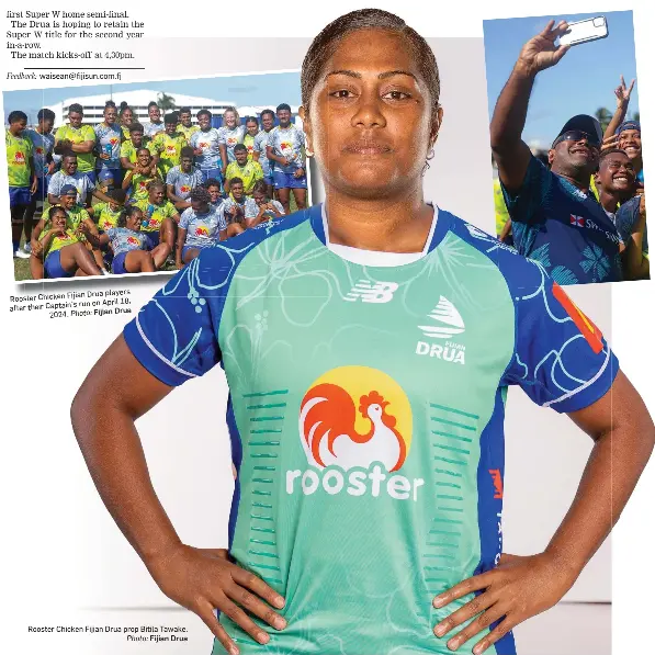 Tawake Excited to be in Drua Colours - PressReader