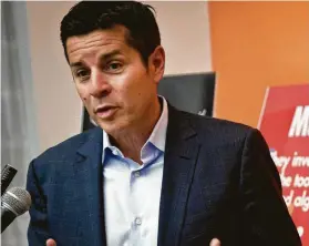  ?? Bebeto Matthews / Associated Press ?? Muslim comedian Dean Obeidallah won a $4.1 million lawsuit after he was falsely accused of terrorism by neo-Nazi website the Daily Stormer.