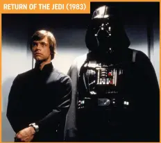  ??  ?? Trivia: George Lucas included the scene in which Yoda confirms Da h Vader is Luke›s father because, a er a discussion with a children’s psychologi­st, he didn›t want younger viewers to dismiss Vader›s claim as a lie.