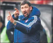  ??  ?? Martin Canning admits Rangers game is a massive incentive but wants Accies to focus totally on replay