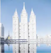  ?? RICK BOWMER/AP 2020 ?? The Mormon church’s twice-annual conference is held at Temple Square in Salt Lake City.