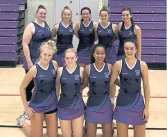  ??  ?? The Charnwood Rutland Warriors 2nd team: Back row left to right: Kirstie Gray , lily Storer, Izzy Tsang, Beth Shine, Olivia Gilchrist. Front row: Sophie Brough, Katie Spray, Mercedes Powell, Romilly Das.