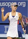  ?? FOTO: DPA ?? Mal wieder enttäuscht: Angelique Kerber in New York.