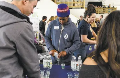  ?? PHOTOS BY MICHAEL SHORT ?? As an event sponsor, hint water will be offering a variety of flavors to sample, including blackberry and watermelon along with some of their newer flavors like pineapple and clementine.