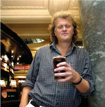  ??  ?? Growing: Wetherspoo­n chairman Tim Martin is keen to build on the chain’s five pubs in Ireland