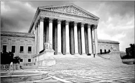  ?? TNS ?? Justices heard arguments in a case challengin­g how administra­tive law judges are hired.