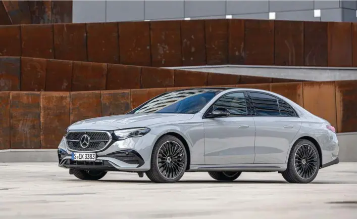  ?? ?? Den nye Mercedes er den måske mest elegante model fra maerket lige nu. Fotos: Mercedes